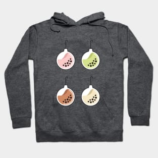 Bubble Tea Christmas Bulbs Hoodie